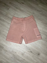 Load image into Gallery viewer, Debonair Et Cetera Sleeveless Garment Dye Interlock Hooded Short Set(PINK)