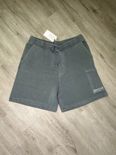 Load image into Gallery viewer, Debonair Et Cetera Sleeveless Garment Dye Interlock Hooded Short Set(SAGE)