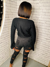 Load image into Gallery viewer, KNOTTY GIRL CROP SWEATER