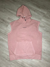 Load image into Gallery viewer, Debonair Et Cetera Sleeveless Garment Dye Interlock Hooded Short Set(PINK)
