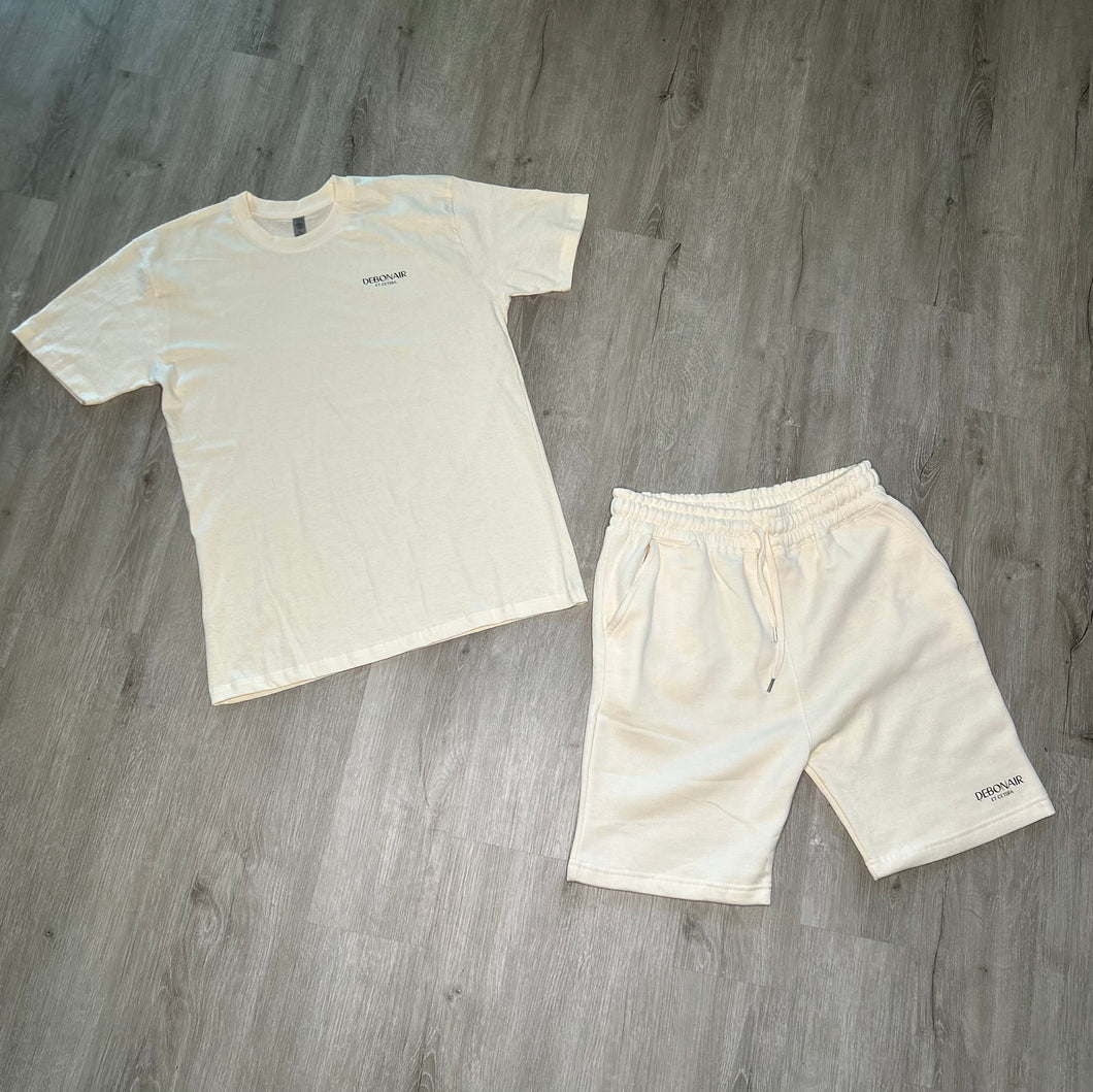 Debonair Short Set(Off-White)